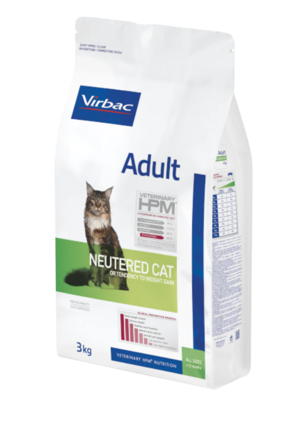 Virbac  וירבק מזון סלמון לחתול בוגר מסורס