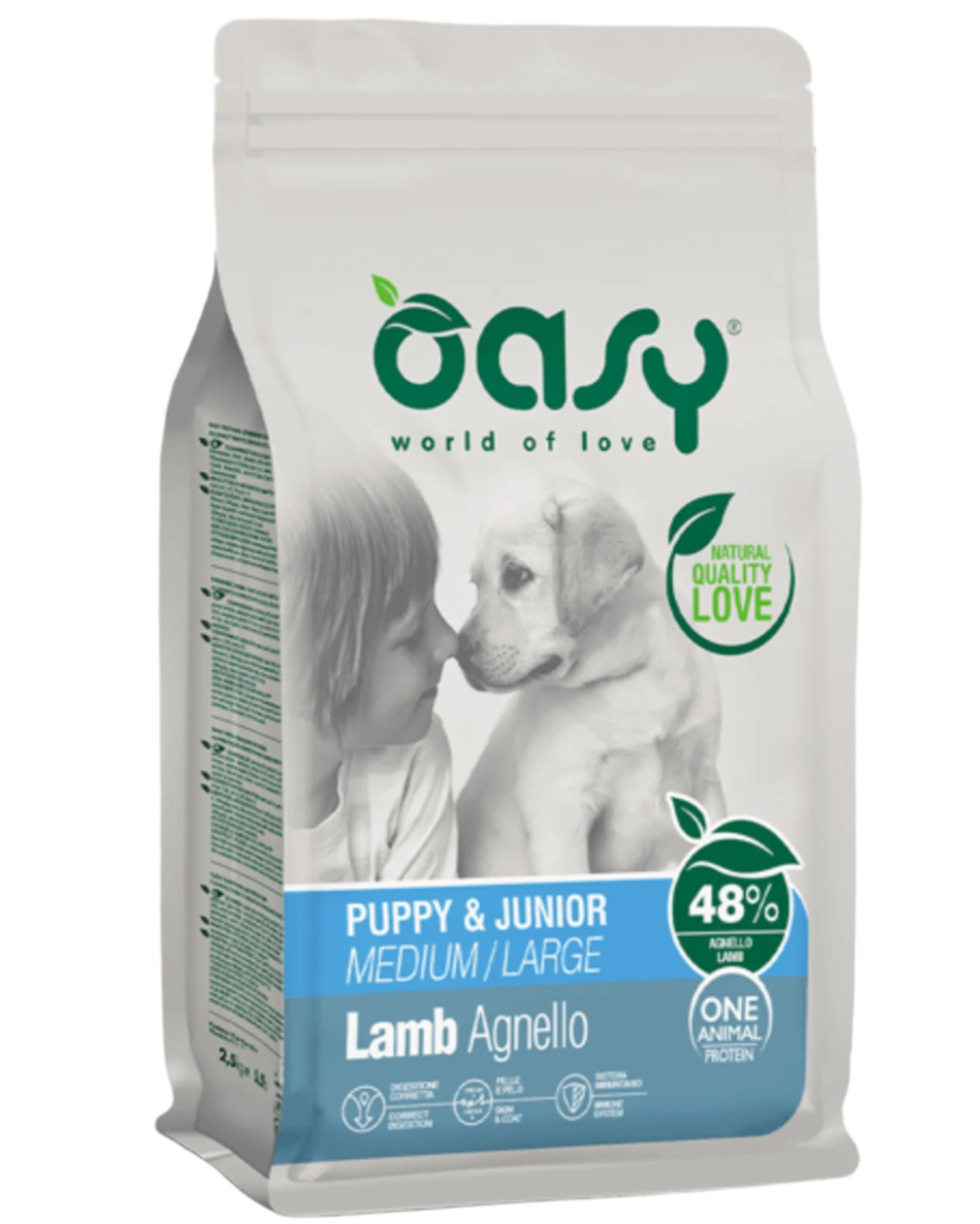 אואסי כבש גור לכלב