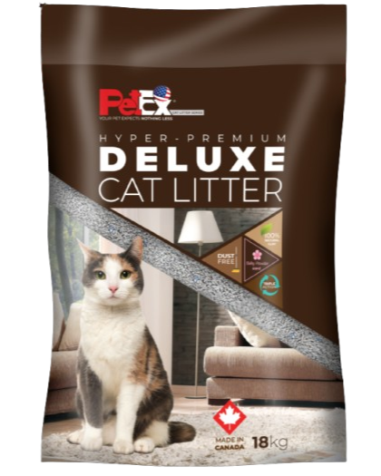 פטקס – חול מתגבש לחתולים בתוספת ניחוח טלק תינוקות | 18 ק"ג