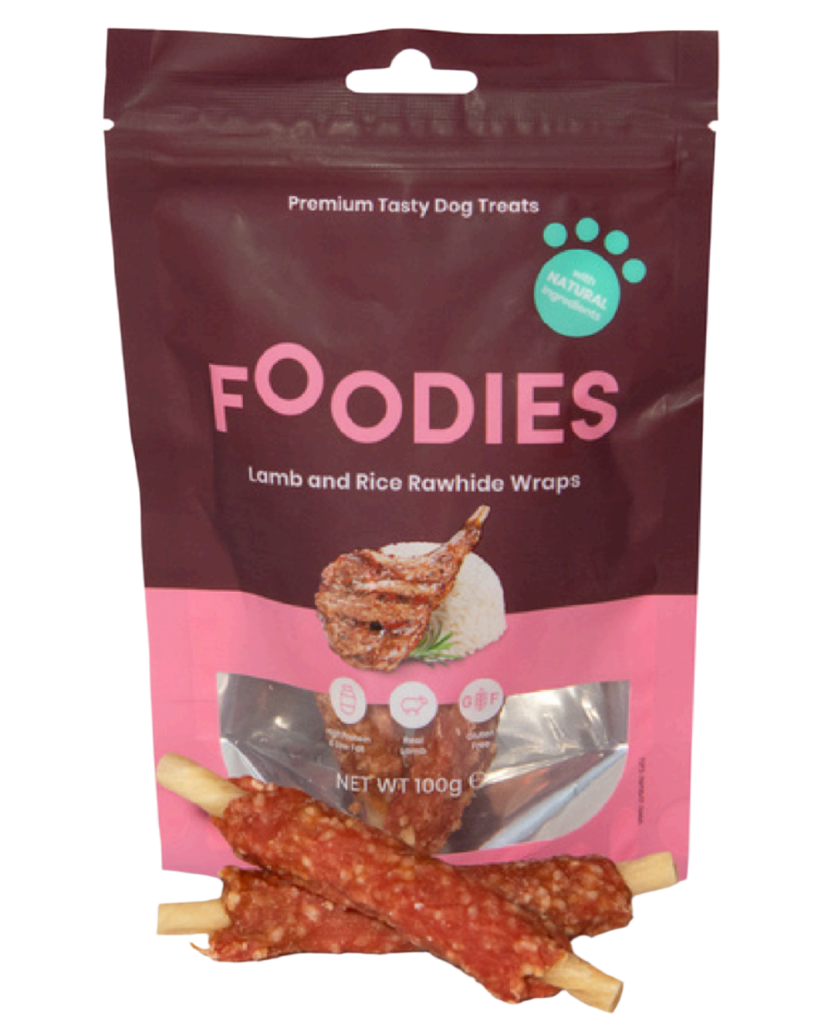 FOODIES – גלילת כבש, אורז ועור בקר | 100 גרם