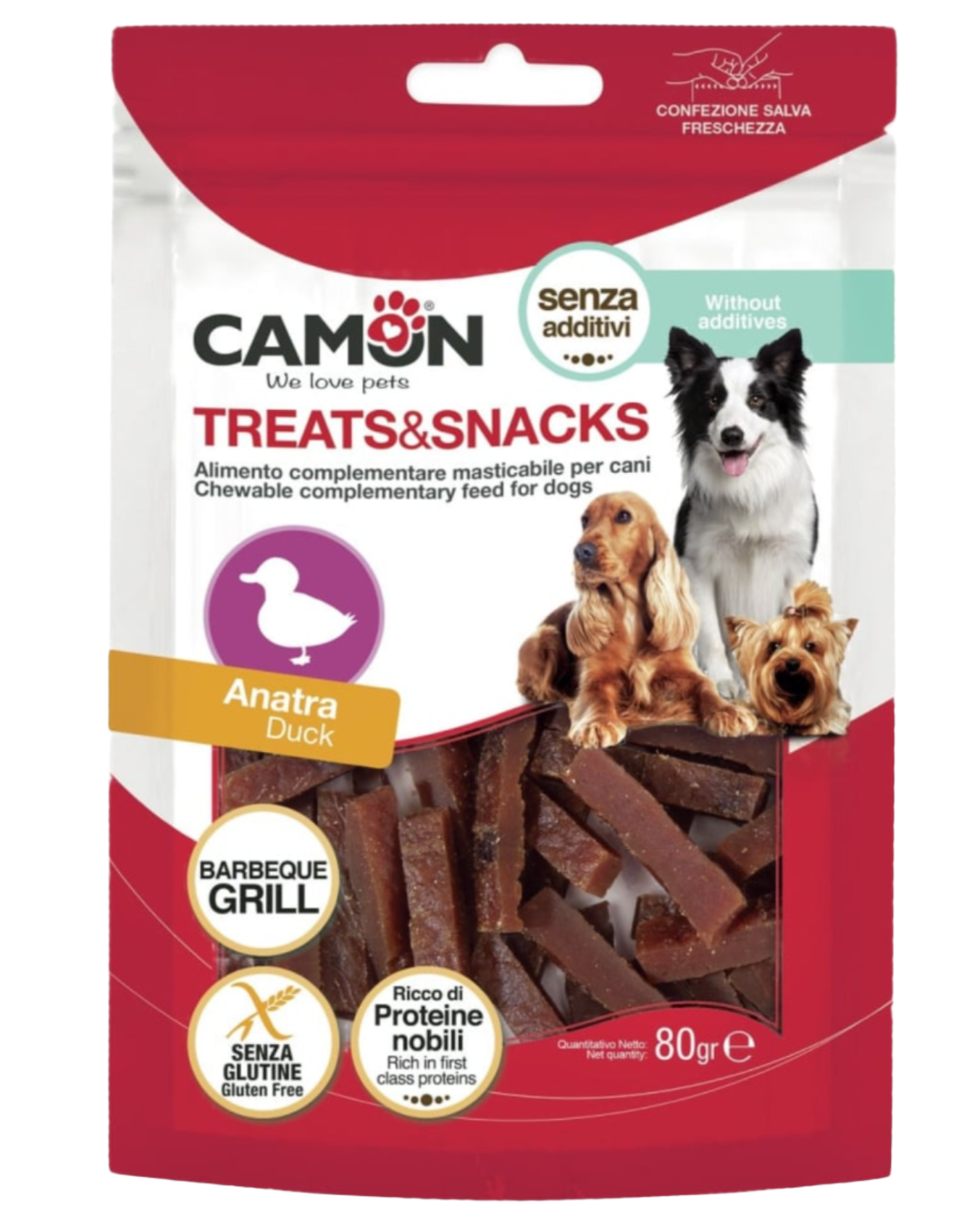 Camon – חטיף מקלוני ברווז לכלבים