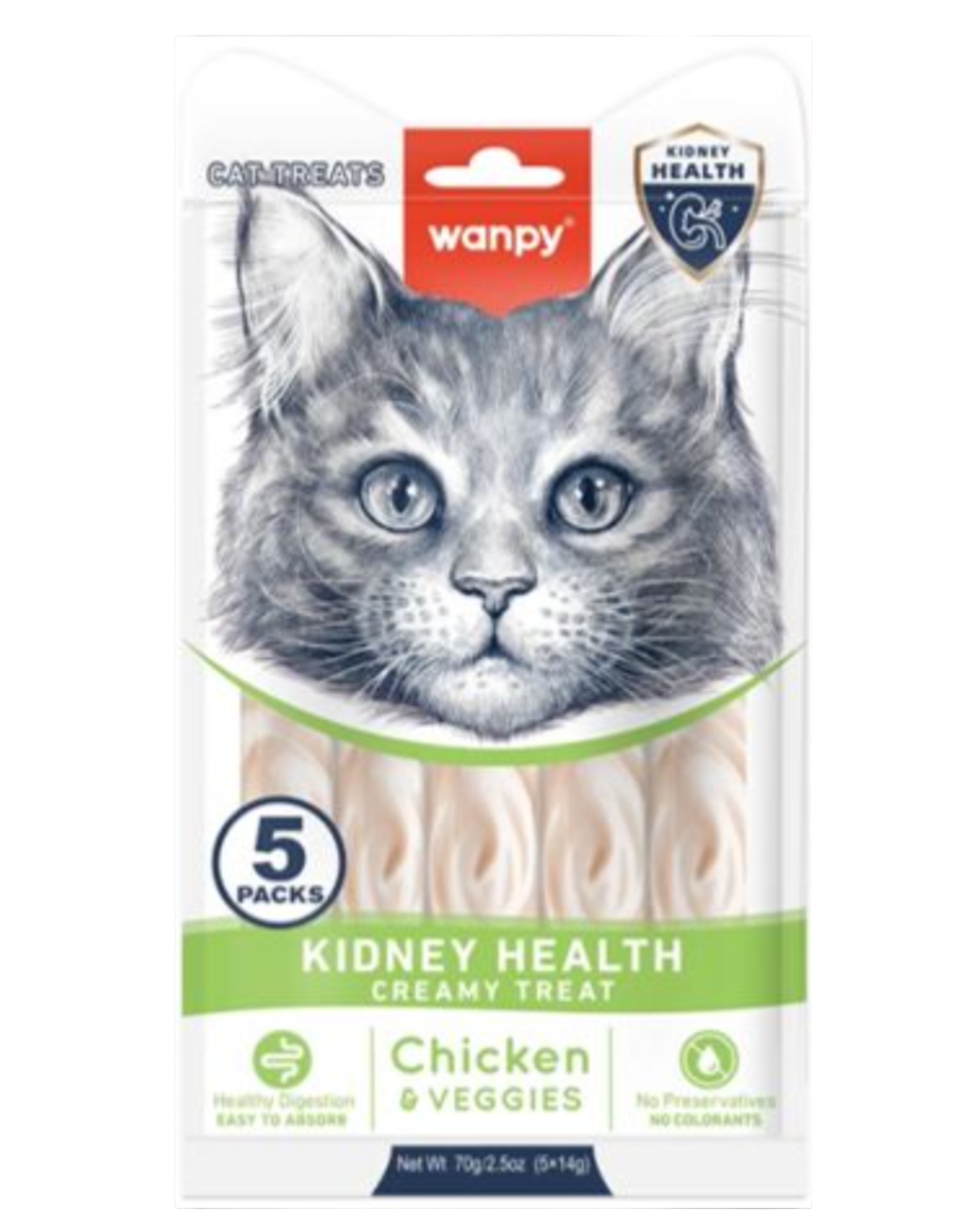 שלוק ונפי Kidneys – קרם עוף וירקות לחתולים