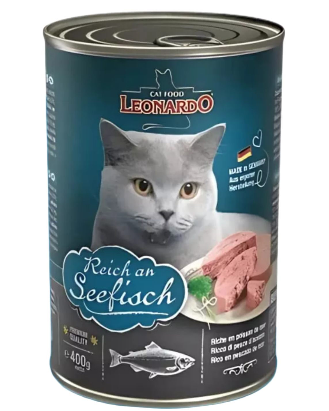 Leonardo – שימורי מזון רטוב לחתולים בטעם דגים