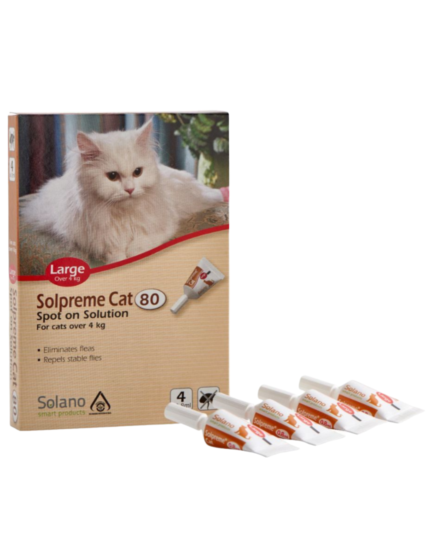 Solpreme Cat – אמפולות נגד פרעושים וקרציות לחתול L