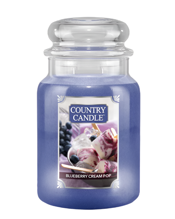 נר סויה "Blueberry Cream Pop" | נר סויה במהדורה מוגבלת