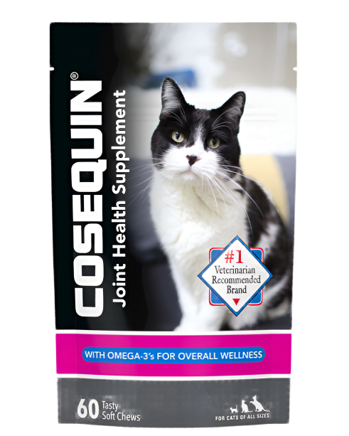 תוסף מפרקים COSEQUIN – חטיפים לחתול (60 יח‘)