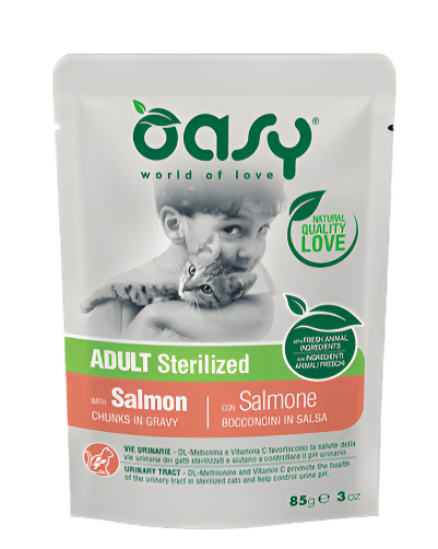 פאוץ' OASY לחתול – סלמון