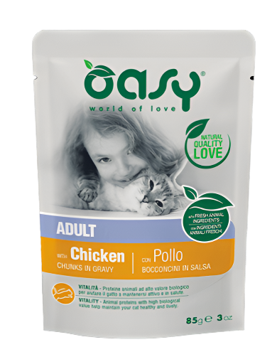 פאוץ' OASY לחתול – עוף