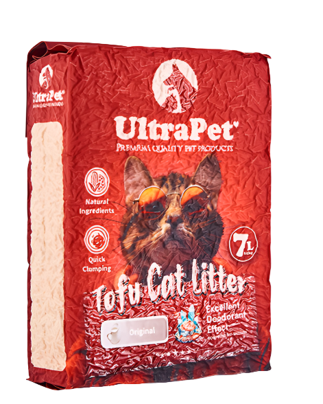 חול טופו מתגבש לחתולים – ריח אורגינל (ללא בישום) | 7 ליטר