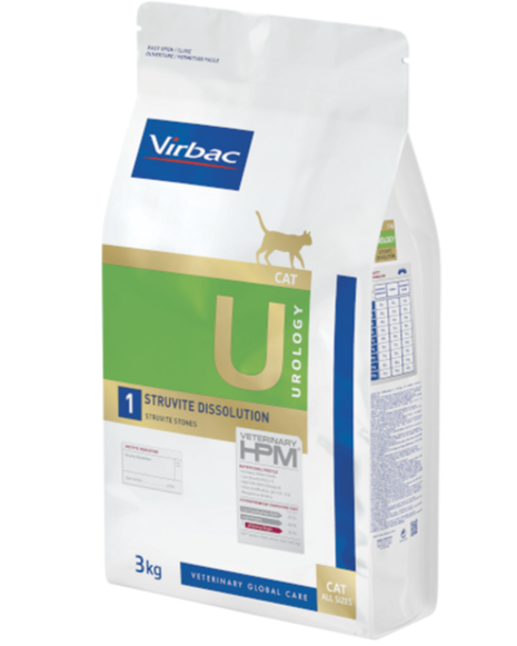 Virbac U1 וירבקו  יורולוגי לחתולים  עם בעיות בדרכי השתן