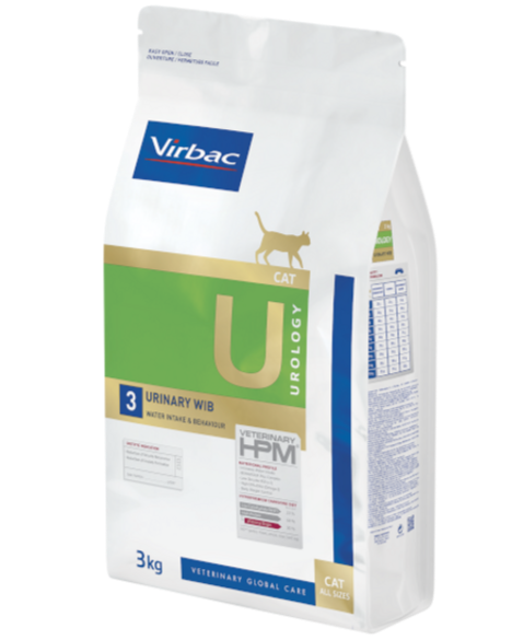 Virbac U3 וירבקו  יורולוגי לחתולים  עם בעיות בדרכי השתן