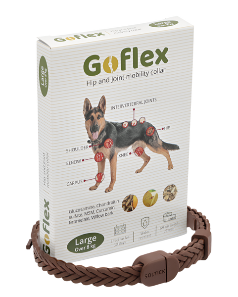 Goflex לכלב – קולר לבעיות מפרקים לכלב גדול