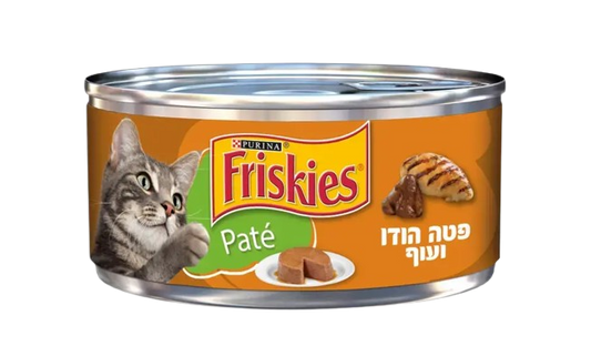 פריסקיז מזון למלא לחתול פטה הודו ועוף