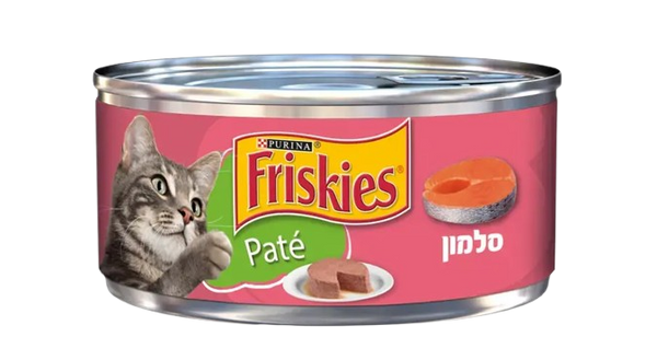 פריסקיז מזון לח מלא לחתול פטה סלמון