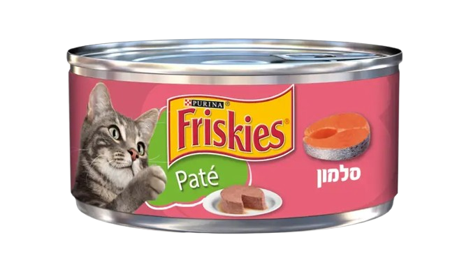 פריסקיז מזון לח מלא לחתול פטה סלמון