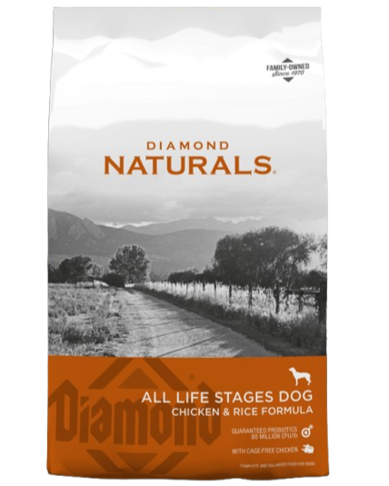 DIAMOND NATURALS דיימונד נטורלס עוף ואורז לכל שלבי החיים