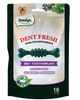 dent fresh חטיף דנטלי מועשר בכלורופיל 24 יח בקרטון (150 גרם)