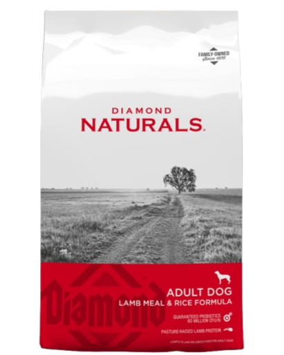 DIAMOND NATURALS דיימונד נטורלס טלה ואורז לכלב בוגר